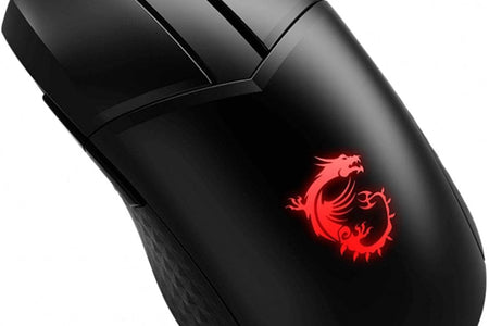 Clutch GM41 Lightweight Wireless Gaming Mouse & Charging Dock, 20,000 DPI, 60M Omron Switches, Fast-Charging 80Hr Battery, RGB Mystic Light, 6 Programmable Buttons, Pc/Mac