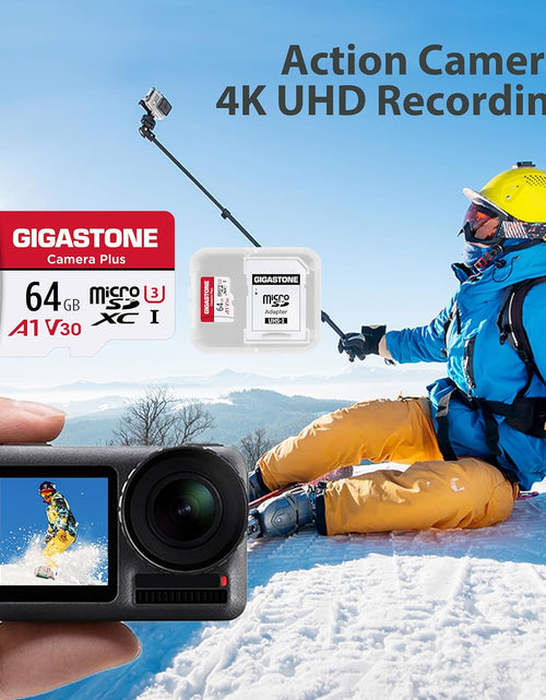 Load image into Gallery viewer, [] 64GB 5-Pack Micro SD Card, Camera Plus, Microsdxc Memory Card for Wyze, Video Camera, Security Camera, Smartphone, Fire Tablet, 4K Video Recording, UHS-I U3 A1 V30, 95Mb/S, with Adapter
