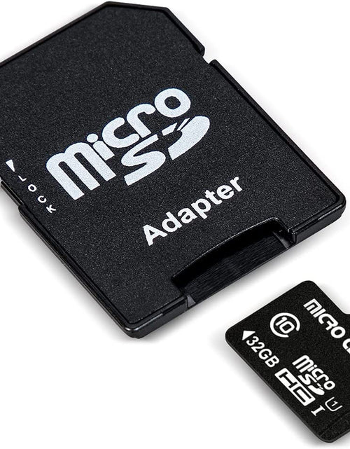 Load image into Gallery viewer, 32GB Class 10 Micro SDHC Flash Memory Card with Adapter for Mobile Device Storage Phone, Tablet, Drone &amp; Full HD Video Recording - 80Mb/S UHS-I, C10, U1 (5 Pack)

