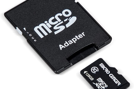 Micro Center 128GB Class 10 Microsdxc Flash Memory Card with Adapter for Mobile Device Storage Phone, Tablet, Drone & Full HD Video Recording - 80Mb/S UHS-I, C10, U1 (1 Pack)