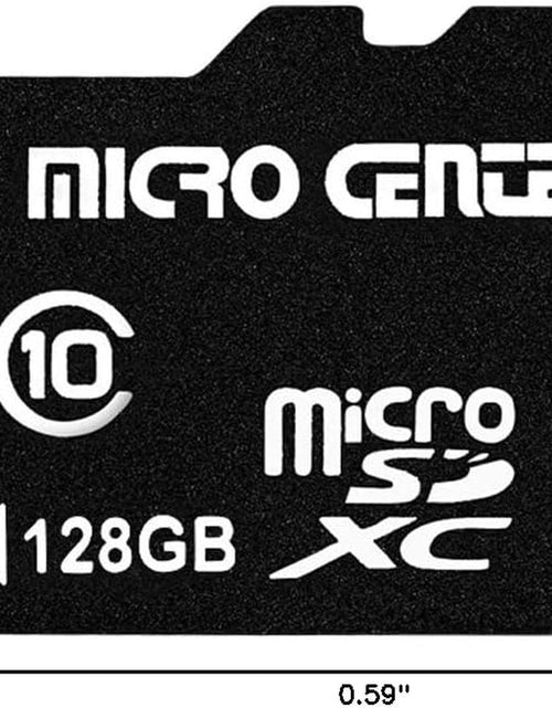 Load image into Gallery viewer, Micro Center 128GB Class 10 Microsdxc Flash Memory Card with Adapter for Mobile Device Storage Phone, Tablet, Drone &amp; Full HD Video Recording - 80Mb/S UHS-I, C10, U1 (1 Pack)
