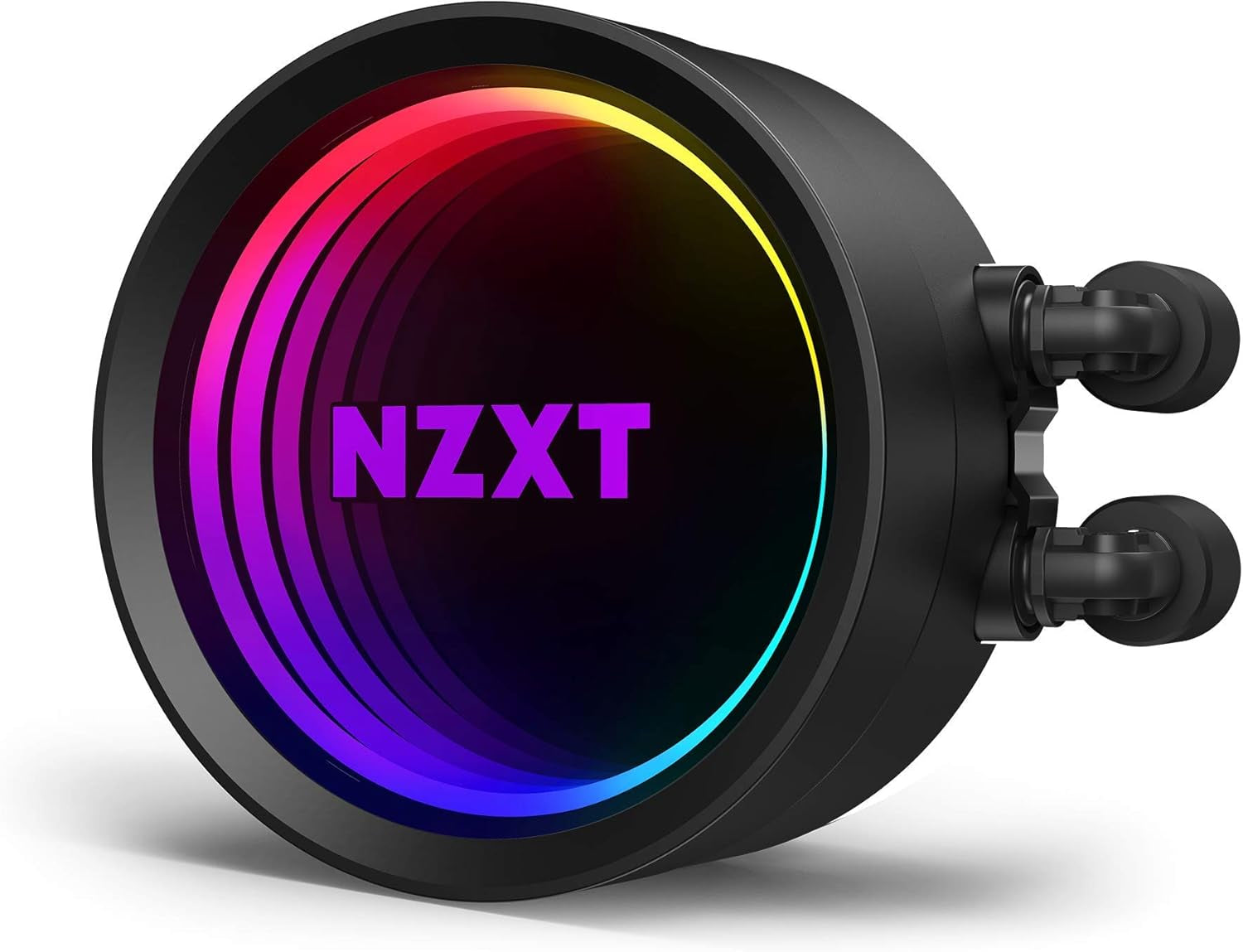 Kraken X53 240Mm - RL-KRX53-01 - AIO RGB CPU Liquid Cooler - Rotating Infinity Mirror Design - Improved Pump - Powered by CAM V4 - RGB Connector - Aer P 120Mm Radiator Fans (2 Included)