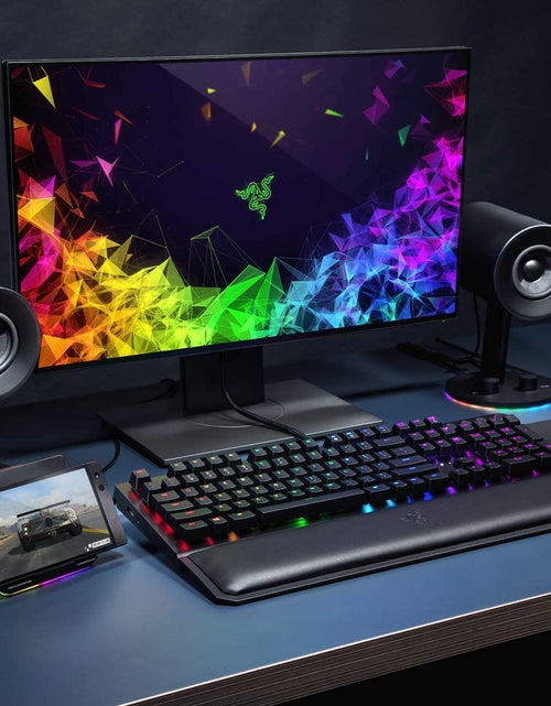 Load image into Gallery viewer, Nommo Chroma: Custom Woven 3" Glass Fiber Drivers - Rear-Facing Bass Ports - Bass Knob W/Automatic Gain Control Chroma Enabled - Full Range 2.0 PC Gaming Speakers, Black
