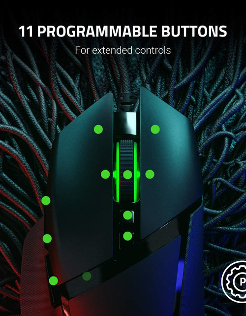 Load image into Gallery viewer, Basilisk V2 Wired Gaming Mouse: 20K DPI Optical Sensor, Fastest Gaming Mouse Switch, Chroma RGB Lighting, 11 Programmable Buttons, Classic Black
