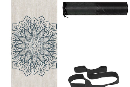 Yoga Mat Premium Printing Non Slip Exercise & Fitness Mat for All Types of Yoga, Pilates & Floor Workouts (72" X 24" X 6Mm Thick)