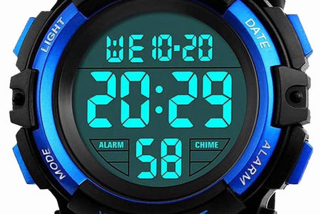 Digital Sports Watch for Age 4-15 Waterproof Watches with Alarm Stopwatch Wrist Watches for Age 4-15 Birthday Chriatmas Gift