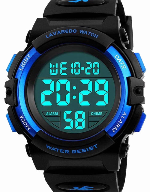 Load image into Gallery viewer, Digital Sports Watch for Age 4-15 Waterproof Watches with Alarm Stopwatch Wrist Watches for Age 4-15 Birthday Chriatmas Gift
