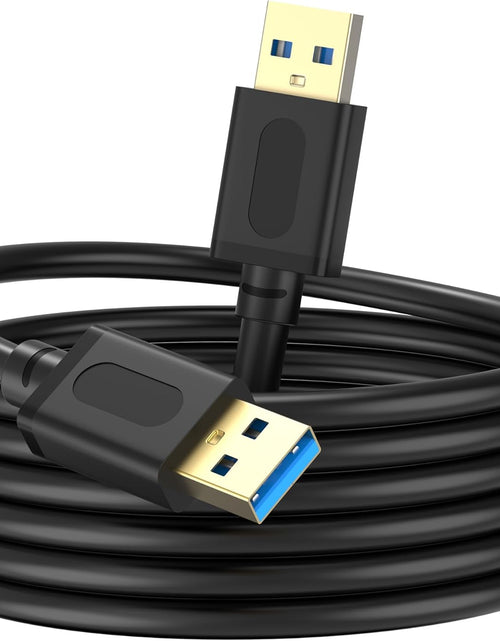 Load image into Gallery viewer, USB 3.0 Male to Male Cable 6Ft,Usb to USB Cable with Gold-Plated Connector for Hard Drive Enclosures, DVD Player, Laptop Cooler (6Ft/1.8M)
