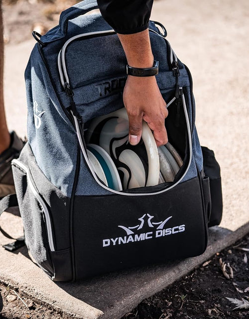 Load image into Gallery viewer, Dynamic Discs Trooper Disc Golf Bag | Large Frisbee Bags with 18+ Discs Capacity | Lightweight &amp; Durable Backpack | Great Gifts or Disc Golf Accessories for Men | Ideal for Beginners &amp; Pro Players
