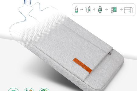 15.6 Inch Laptop Sleeve Case Computer Bag for 15.6" Acer Aspire/Predator, Inspiron, ASUS Zenbook Pro 15 Vivobook, HP Pavilion, Lenovo Ideapad 330, Thinkpad E590, Chromebook Water Resistant, Gray