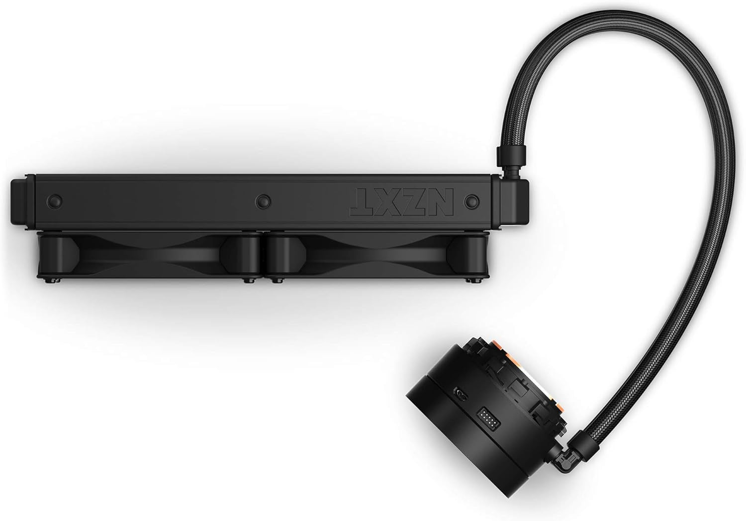 Kraken X53 240Mm - RL-KRX53-01 - AIO RGB CPU Liquid Cooler - Rotating Infinity Mirror Design - Improved Pump - Powered by CAM V4 - RGB Connector - Aer P 120Mm Radiator Fans (2 Included)