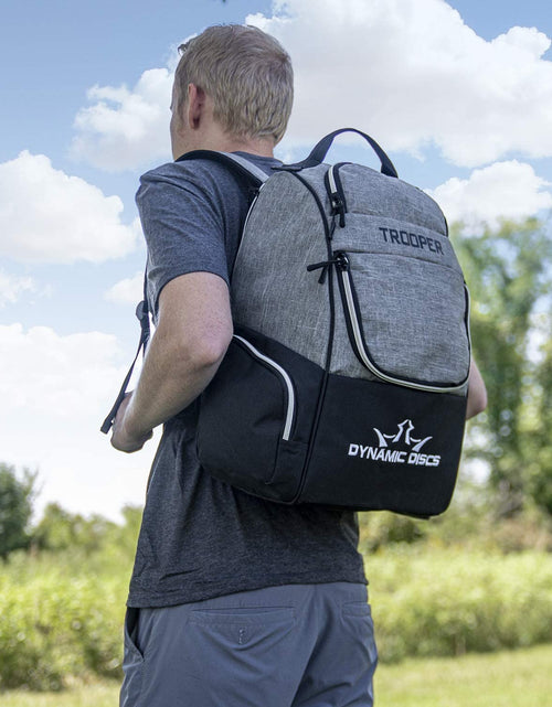 Load image into Gallery viewer, Dynamic Discs Trooper Disc Golf Bag | Large Frisbee Bags with 18+ Discs Capacity | Lightweight &amp; Durable Backpack | Great Gifts or Disc Golf Accessories for Men | Ideal for Beginners &amp; Pro Players
