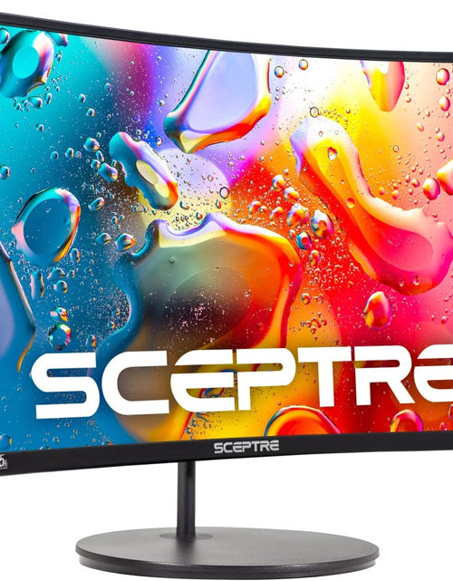 Load image into Gallery viewer, 24" Curved 75Hz Gaming LED Monitor Full HD 1080P HDMI VGA Speakers, VESA Wall Mount Ready Metal Black 2019 (C248W-1920RN)
