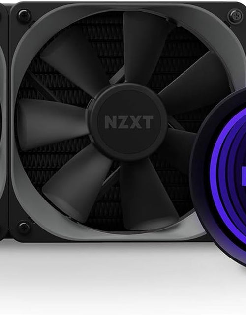 Load image into Gallery viewer, Kraken X53 240Mm - RL-KRX53-01 - AIO RGB CPU Liquid Cooler - Rotating Infinity Mirror Design - Improved Pump - Powered by CAM V4 - RGB Connector - Aer P 120Mm Radiator Fans (2 Included)
