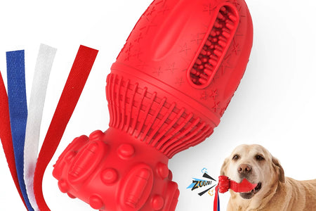 Dog Squeaky Toy for Large Medium Chewers, Interactive Dog Toys."Clearance Product, Random Color, Please Don'T Purchase If You Mind."