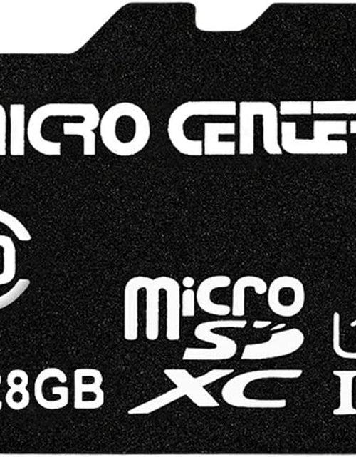 Load image into Gallery viewer, Micro Center 128GB Class 10 Microsdxc Flash Memory Card with Adapter for Mobile Device Storage Phone, Tablet, Drone &amp; Full HD Video Recording - 80Mb/S UHS-I, C10, U1 (1 Pack)
